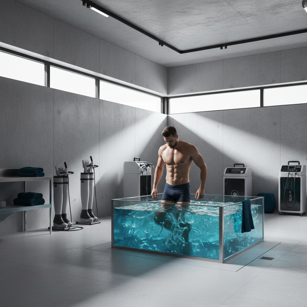 Imagem ilustrativa: Banheira de gelo (cold water immersion): a ciência por trás do hype